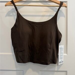 lululemon athletica Twisted-Strap Cropped Camisole - Brown